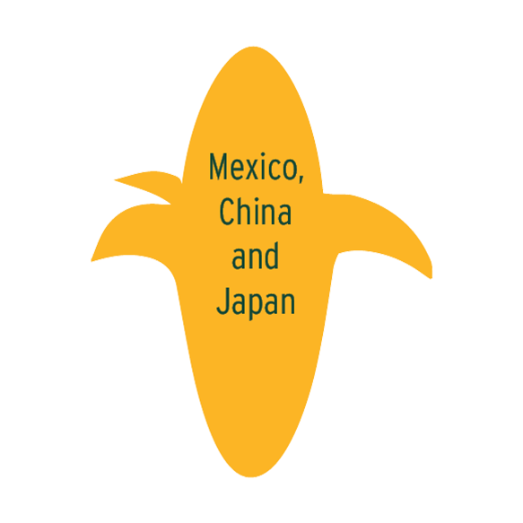 Mexico, China and Japan