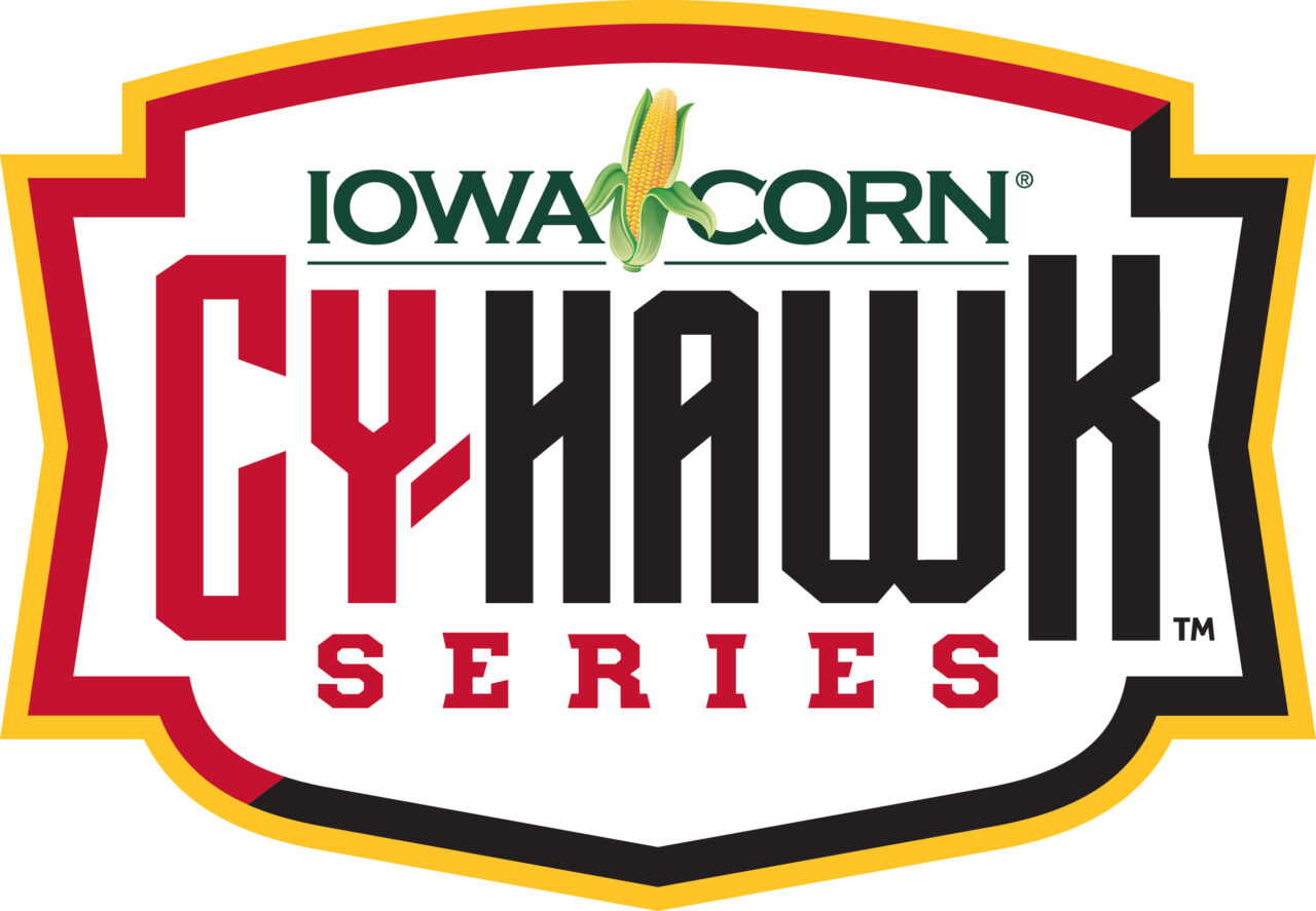 Iowa Corn Cy-Hawk Series Logo